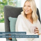 Beurer Масажна подушка для плечей, шиї, спини, ніг, літій- іонний акум., змінний чохол, сірий Beurer Масажна подушка для плечей, шиї, спини, ніг, літій- іонний акум., змінний чохол, сірий