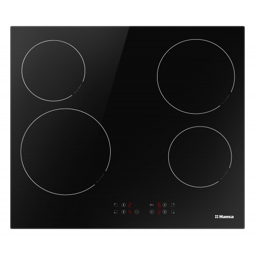 Hansa Варильна поверхня електрична, 59,2см, чорний