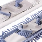 Швабра Ardesto Profe 40см з 3-секційною ручкою 130см та 2 змінні насадки, синій Швабра Ardesto Profe 40см з 3-секційною ручкою 130см та 2 змінні насадки, синій