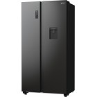 Gorenje Холодильник SBS, 179х67х92см, 2 двері, 353(191)л, А++, NF+, Інв., Зона св-ті, диспенсер, генератор льоду, Зовн. Диспл, чорний