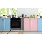 Духовка электр. Hansa, 60см, 65л, A,  гриль, емаль легкого очищення, диспл., чорний