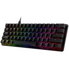 Клавіатура механічна HyperX Alloy Origins 60 61key, Red, USB-A, EN/RU, RGB, чорний