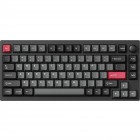 Lemokey Клавіатура механічна P1 Pro 84Key, Keychron Super Red, WL/BT/USB-A, QMK/VIA, Hot-Swap, EN/UKR, RGB, Knob, Carbon Black