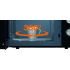 Мікрохвильова піч Gorenje, 17л, мех. керув., 700Вт, чорний