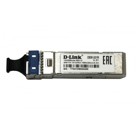 D-Link SFP-Трансівер 331R/20KM 1x1000Base-BX-U, WDM, SM, 20к