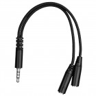 2E Gaming Гарнітура ігрова HG340, mini-jack/dual 3.5mm, RGB, 2м, чорний