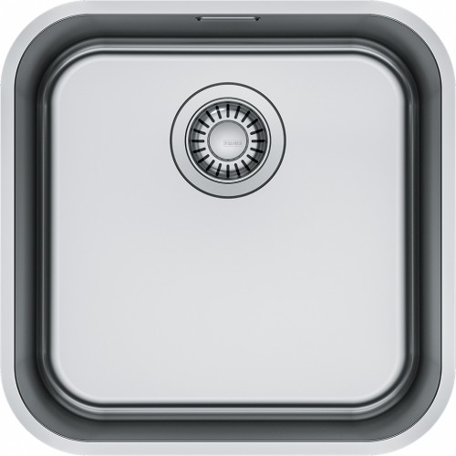 Мийка кухонна Franke Smart, нерж.сталь, квадрат, без крила, 399х399мм, чаша - 1, монтаж під стільницю, SRX 110-40, нерж поліров.
