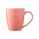ARDESTO Чашка Barocco, 330 мл, рожева, порцеляна