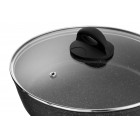ARDESTO Сковорода Gemini Gourmet Viareggio з кришкою 24 см, чорний, алюміній