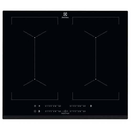 Electrolux Варильна поверхня індукційна, 60см, розширена зона, чорний