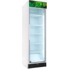 SNAIGE Холодильна вітрина, 202.5x60х73, 455л, полок - 5, зон - 1, бут-252, 1дв., ST, банер, білий