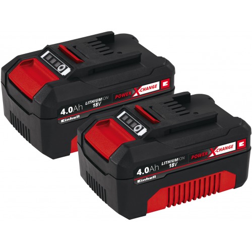 Einhell Акумулятор Twinpack 18V 4.0Ah, PXC Plus, 2шт., 1.47кг Einhell Акумулятор Twinpack 18V 4.0Ah, PXC Plus, 2шт., 1.47кг