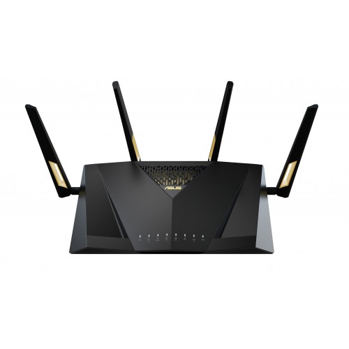 ASUS Маршрутизатор RT-AX88U PRO AX6000 4xGE LAN 2.5xGE WAN 1x2.5GE WAN/LAN 1xUSB3.2 1xUSB2.0 MU-MIMO OFDMA MESH