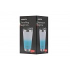 ARDESTO Термостакан Bright City 470 мл з відкривачкою, блакитний, нержавіюча сталь