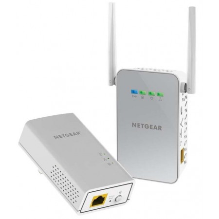 NETGEAR Powerline-адаптер PLW1000, 1xGE, WiFi, біл. кол., зо
