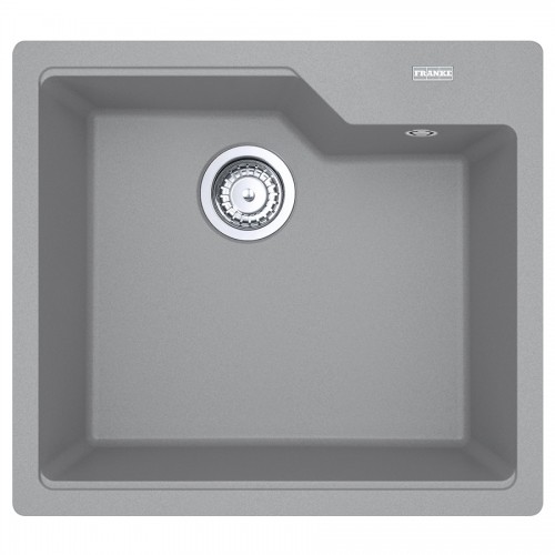 Franke Мийка кухонна Urban фраграніт, прямокут., без крила, 560х500х230мм, чаша - 1, врізна, сірий камень
