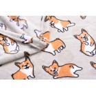 ARDESTO Плед Flannel, 160х200см, коргі, 100% поліестер