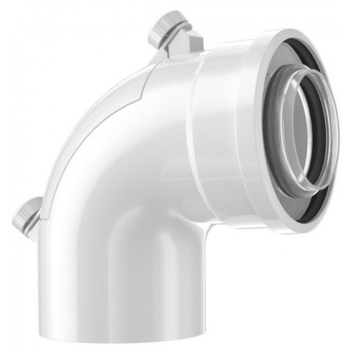 Bosch Відведення коаксіальне FC-CER60-87 на 87° для конденсаційних котлів Bosch Відведення коаксіальне FC-CER60-87 на 87° для конденсаційних котлів