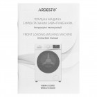 ARDESTO Пральна машина фронтальна, 6кг, 1200, А++, 45см, дисплей, пара, білий