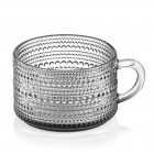 ARDESTO Чашка Verbena, 10.5см, скло, сірий ARDESTO Чашка Verbena, 10.5см, скло, сірий