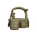 Плитоноска 2Е, Тип 1, з кишенями для бічного захисту і підсумками, Молле, зелена