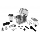 ARDESTO Кухонна машина KMCH-K1500SS/ 1500 Вт/ 6 швидк. + режим Pulse/ чаша 6 л./ блендер 1.5 л./сріблясто-сірий