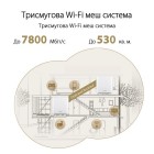 ASUS Маршрутизатор ZenWiFi XT9 1PK AX7800 3xGE LAN 1x2.5GE WAN 1xUSB 3.2 MU-MIMO OFDMA MESH white