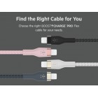 Belkin Кабель USB-A - Lightning плетений, силіконовий, з ремінцем на магніті, 1м, чорний Belkin Кабель USB-A - Lightning плетений, силіконовий, з ремінцем на магніті, 1м, чорний