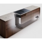 Electrolux Варильна повверхня індукційна, 80см, розширена зона, вбудована витяжка, Hob2Hood, чорний