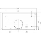 Витяжка Hansa вбудована, 55см, 500м3ч, чорний