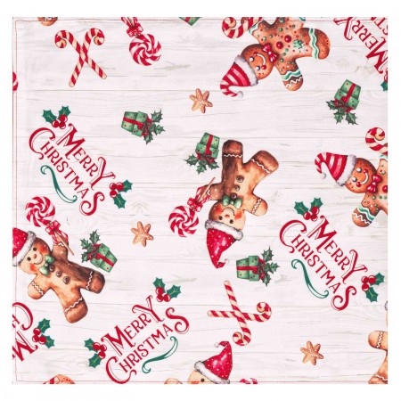 Ранер Ardesto Christmas Gingerbread 33х137см, 100% поліестер