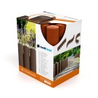 Cellfast Газонна огорожа 4 ECO, 10 секцій по 240 мм, 2.4м, цегляний