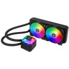 SilverStone Система рідинного оxолодження Icegem 240P-ARGB LGA2066, 2011, 1366, 115x, 1366, TRX4TR4, AM4, AM3, AM3+, AM2, AM2+, FM1, FM2 TDP280W, чорний SilverStone Система рідинного оxолодження Icegem 240P-ARGB LGA2066, 2011, 1366, 115x, 1366, TRX4TR4, AM4, AM3, AM3+, AM2, AM2+, FM1, FM2 TDP280W, чорний