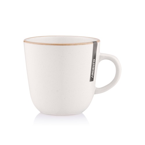 ARDESTO Чашка Apulia, 450мл, кераміка, кремовий ARDESTO Чашка Apulia, 450мл, кераміка, кремовий