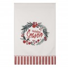 ARDESTO Набір рушничків для кухні Happy Holidays 45х65см, 2шт, 90% поліестер, 10% бавовна, червоно-білий ARDESTO Набір рушничків для кухні Happy Holidays 45х65см, 2шт, 90% поліестер, 10% бавовна, червоно-білий