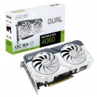 ASUS Відеокарта GeForce RTX 4060 8GB GDDR6 DUAL OC EVO білий DUAL-RTX4060-O8G-EVO-WHITE