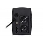 2E Джерело безперебійного живлення DD850, 850VA/480W, LCD, USB, 2xSchuko