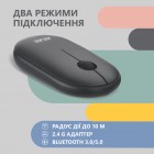 2E Миша MF300 Silent, WL/BT, графітово-чорний 2E Миша MF300 Silent, WL/BT, графітово-чорний