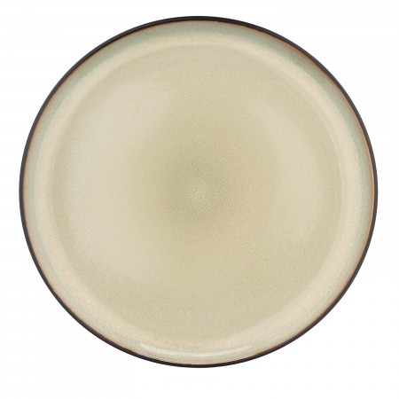 Тарілка обідня Ardesto Bolzano, 26.6см, кераміка, чорно-зеле