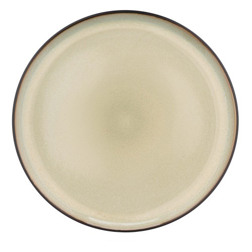 Тарілка обідня Ardesto Bolzano, 26.6см, кераміка, чорно-зелений