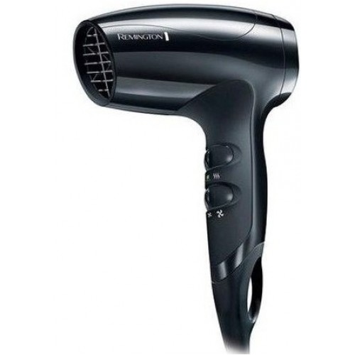 Remington Фен дорожній Compact, 1800Вт, 3 режими, еко режим , чорний Remington Фен дорожній Compact, 1800Вт, 3 режими, еко режим , чорний