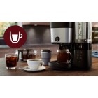 Philips Кавоварка крапельна All-in-1 Brew, 1.25л, зерно+мелена, дисплей, підігрів кавника, кавомолка, чорний