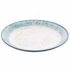 ARDESTO Тарілка десертна Siena, 19см, порцеляна, біло-блакитний