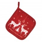 ARDESTO Прихватка Happy Holidays 20х20см, 90% поліестер, 10% бавовна, червоний ARDESTO Прихватка Happy Holidays 20х20см, 90% поліестер, 10% бавовна, червоний