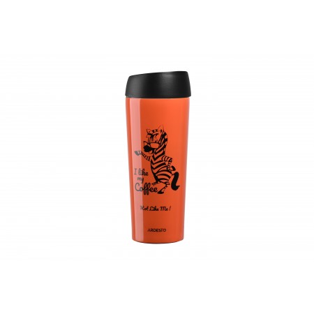 ARDESTO Coffee time thermal mug[Zebra]