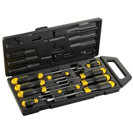 Stanley Викрутки CushionGrip, набір 10 од., SL, PH