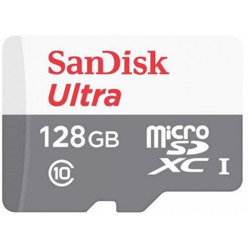 SanDisk Карта пам'яті microSD 128GB C10 UHS-I R100MB/s Ultra SanDisk Карта пам'яті microSD 128GB C10 UHS-I R100MB/s Ultra
