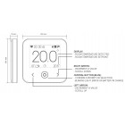 Ariston Пульт управління CUBE S NET (чорний) Ariston Пульт управління CUBE S NET (чорний)