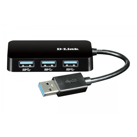D-Link DUB-1341 4xUSB 3.0 компактний, без блока живлення