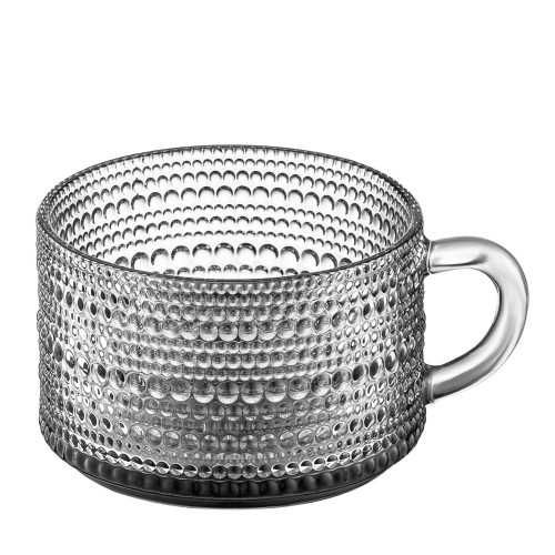 ARDESTO Чашка Verbena, 10.5см, скло, сірий ARDESTO Чашка Verbena, 10.5см, скло, сірий